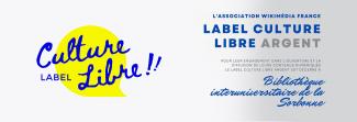 Association Wikimedia France - Label Culture Libre Argent à la bibliothèque interuniversitaire de la Sorbonne